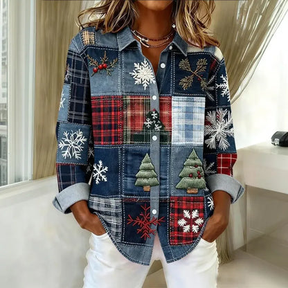 CASUAL CHRISTMAS BLOUSE VIBE 221