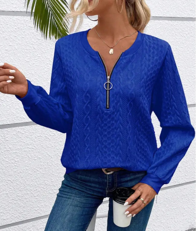 Amy | Sweater with Zipper VIBE 221